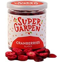 Los mejores  - Supergarden arándano agrio liofilizado a rodajas - Producto 100% puro y natural - Apto para veganos - Sin azúcares…